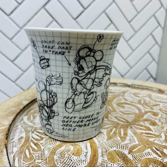 Disney Sketch Book Minnie Mouse Coffee Cup Mug 2008 - Picture 5 of 7